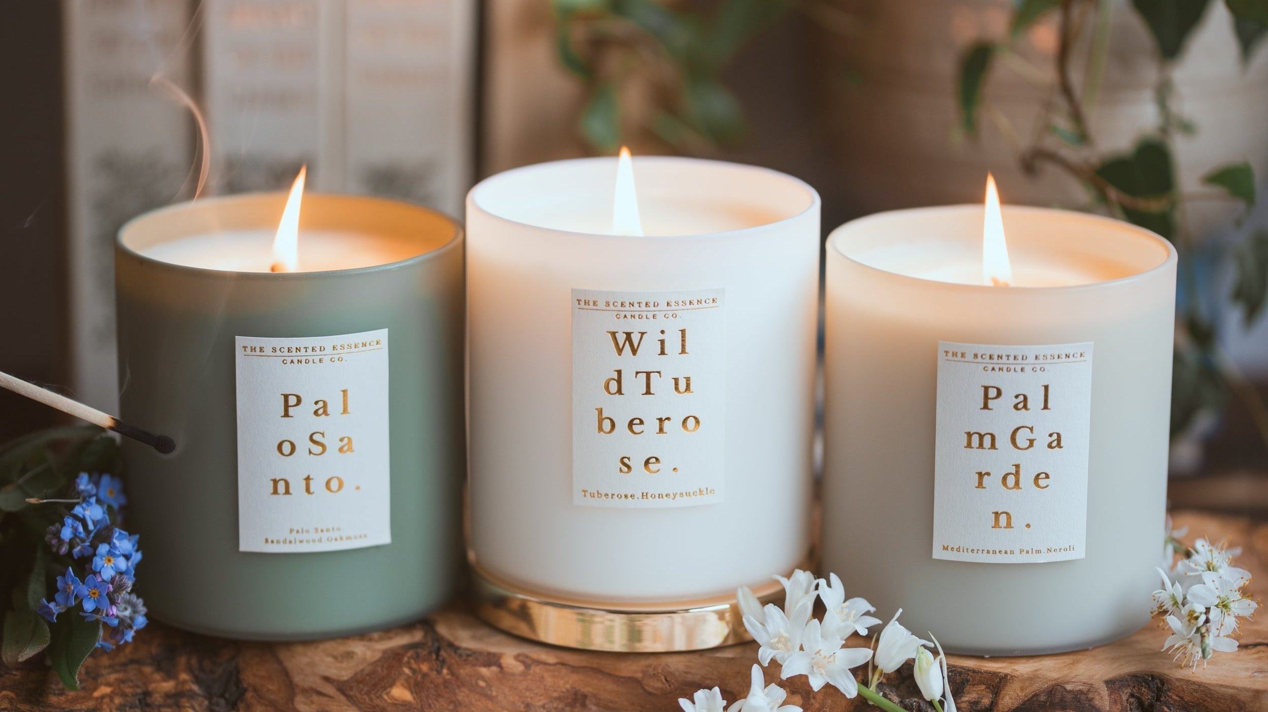 Clean eco-friendly candles
