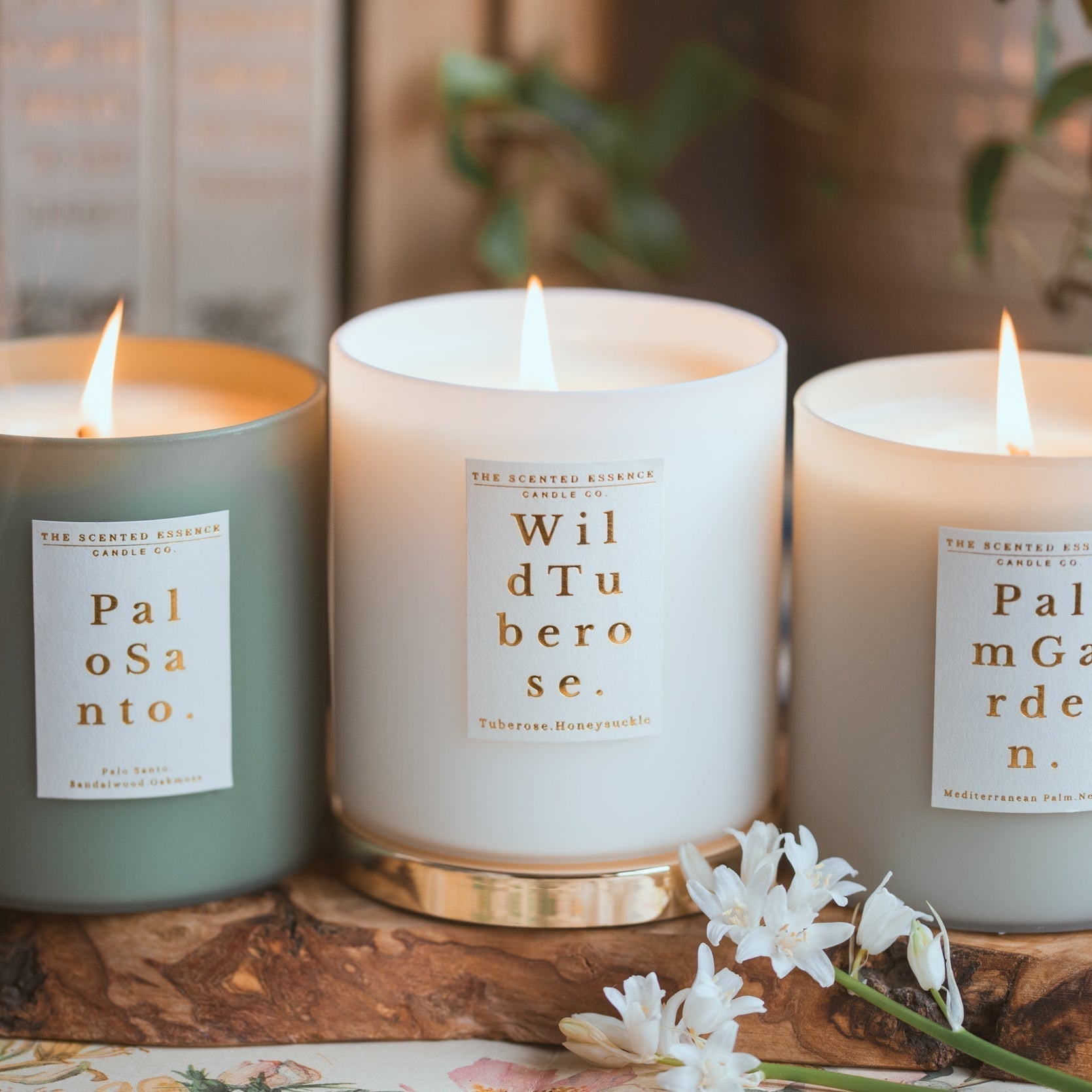 Clean eco-friendly candles