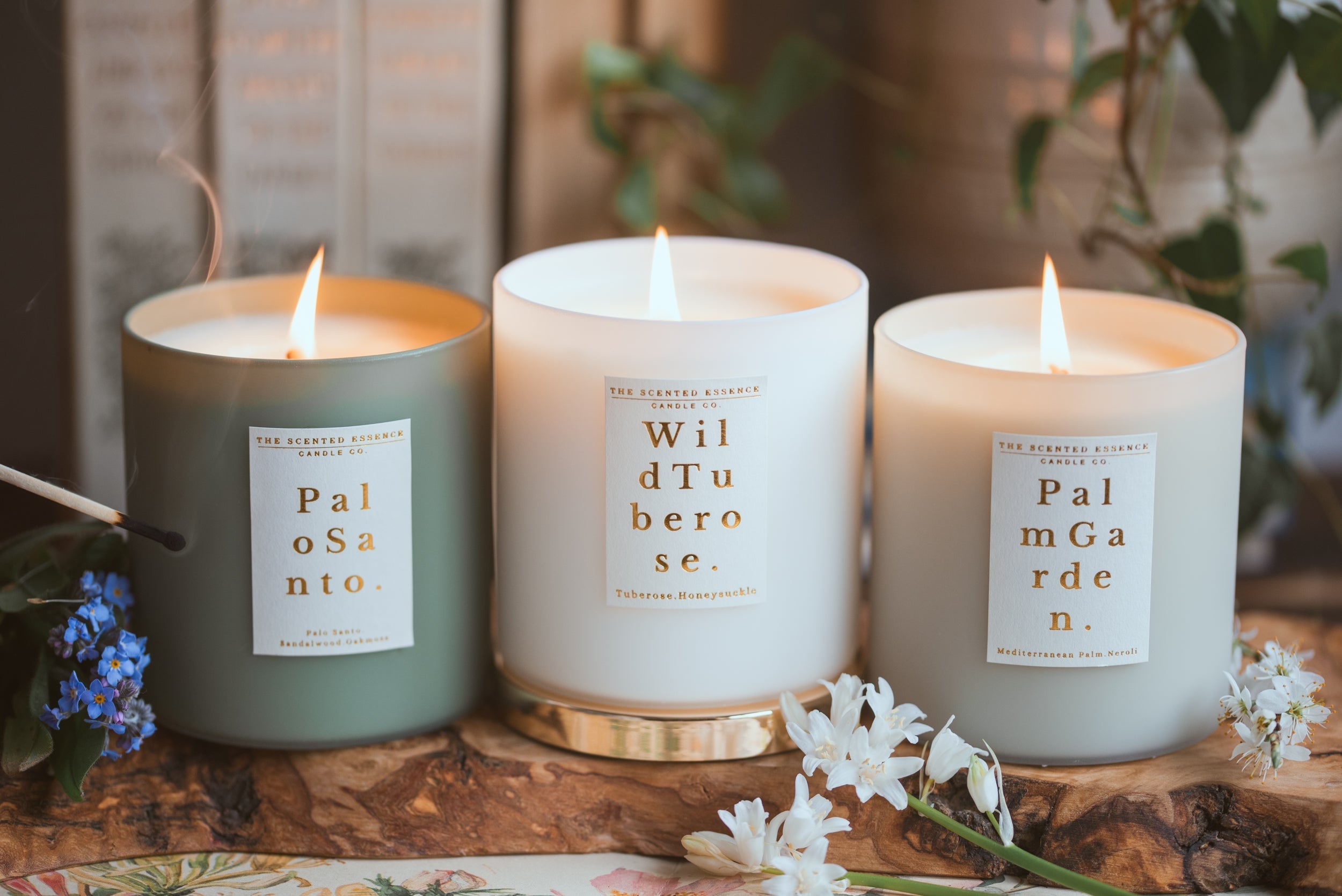 Clean eco-friendly candles 
